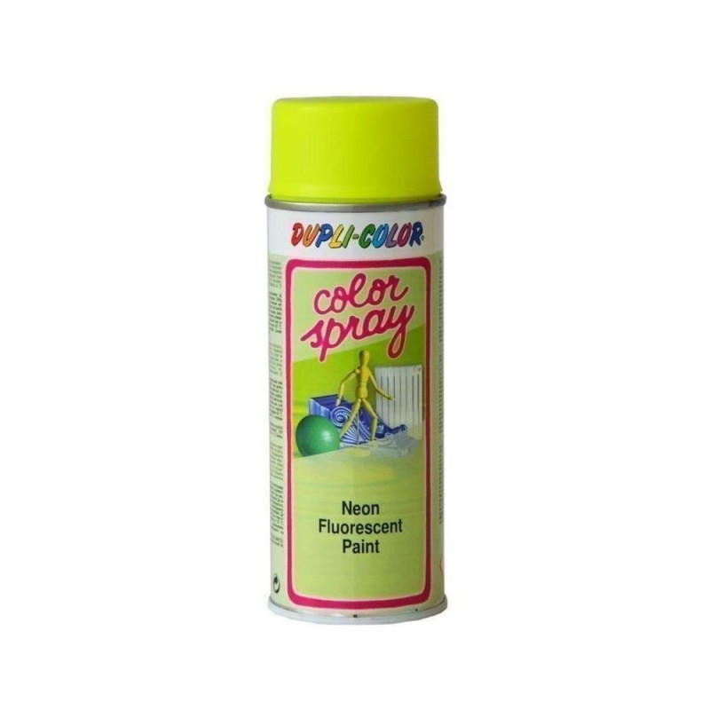 Vopsea spray neon galben fluorescent cod 651519, 400ml, Duplicolor