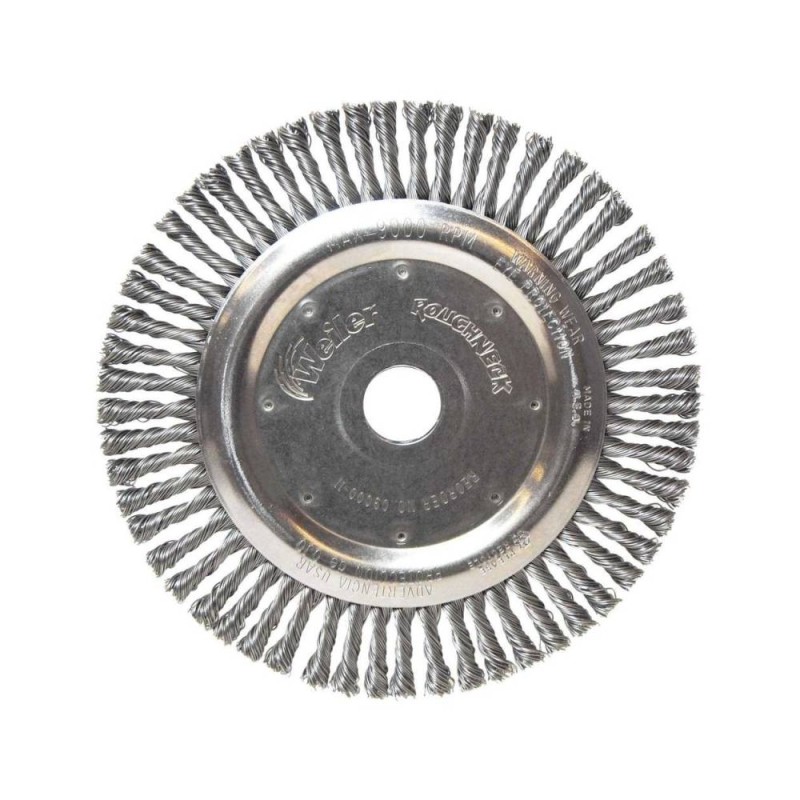 Perie de sarma disc, cu toroane, pentru metal, 178 x 0,5 x 22,2 mm, Weiler