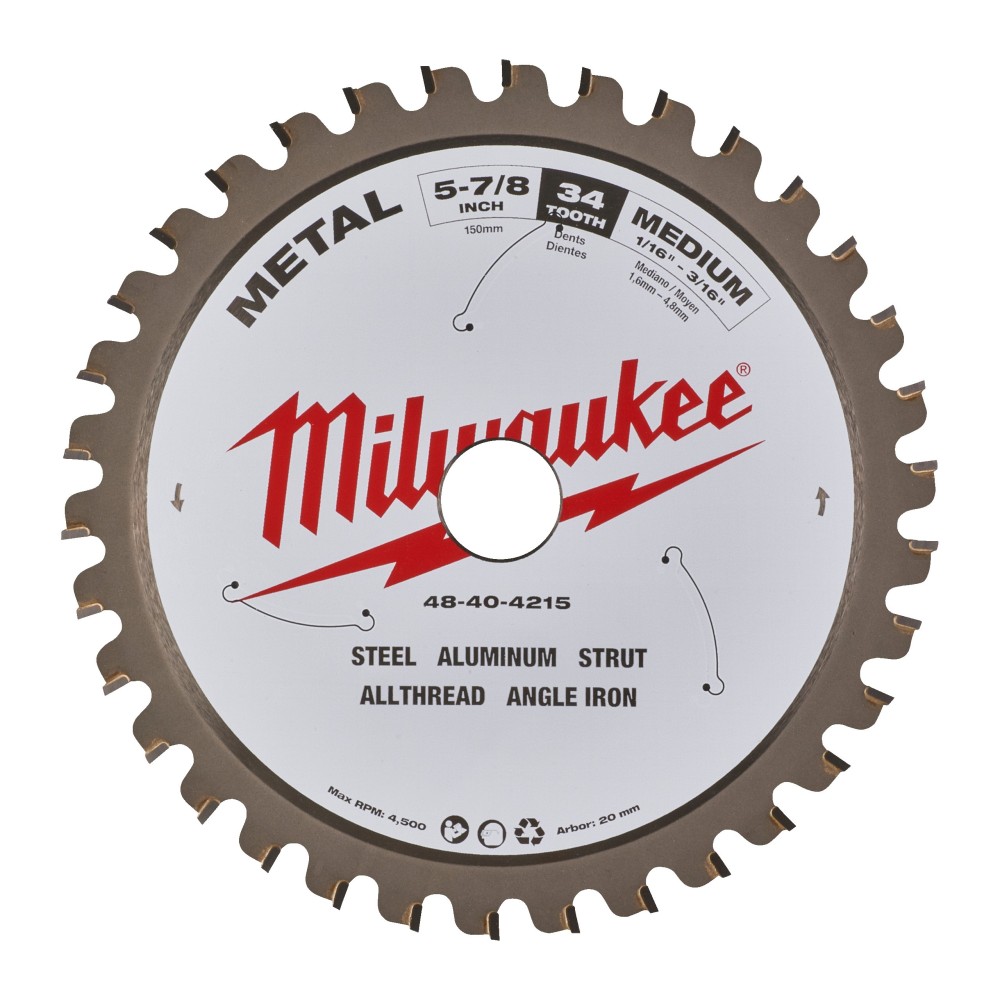 Disc fierastrau circular pentru metal, 20X135 mm, 30 dinti, Milwaukee