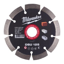 Disc diamantat Universal DSU, 125mm, Milwaukee