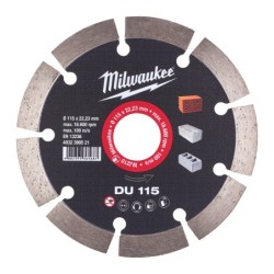 Disc diamantat DU, diametru 115mm, Milwaukee