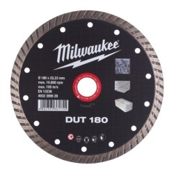 Disc diamantat DUT, diametru 180 mm, Milwaukee