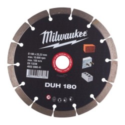 Disc diamantat DUH, diametru 180mm, Milwaukee
