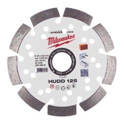 Disc diamantat SPEEDCROSS HUDD, 125mm, Milwaukee