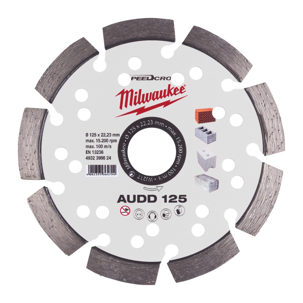 Disc diamantat SPEEDCROSS AUDD, 125mm, Milwaukee