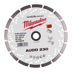 Disc diamantat SPEEDCROSS AUDD, 230mm, Milwaukee