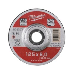 Disc polizare metal, 125x6mm, Milwaukee