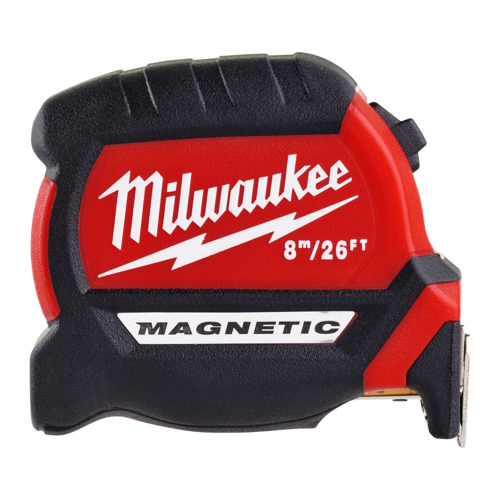 Ruleta cu magnet premium 3, lungime 8 m, latime 27 mm, Milwaukee