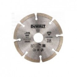 Disc diamantat segmentat, 115 x 22.2 mm, Dewalt