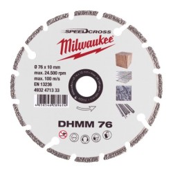 Disc diamantat multimaterial 76mm, Milwaukee