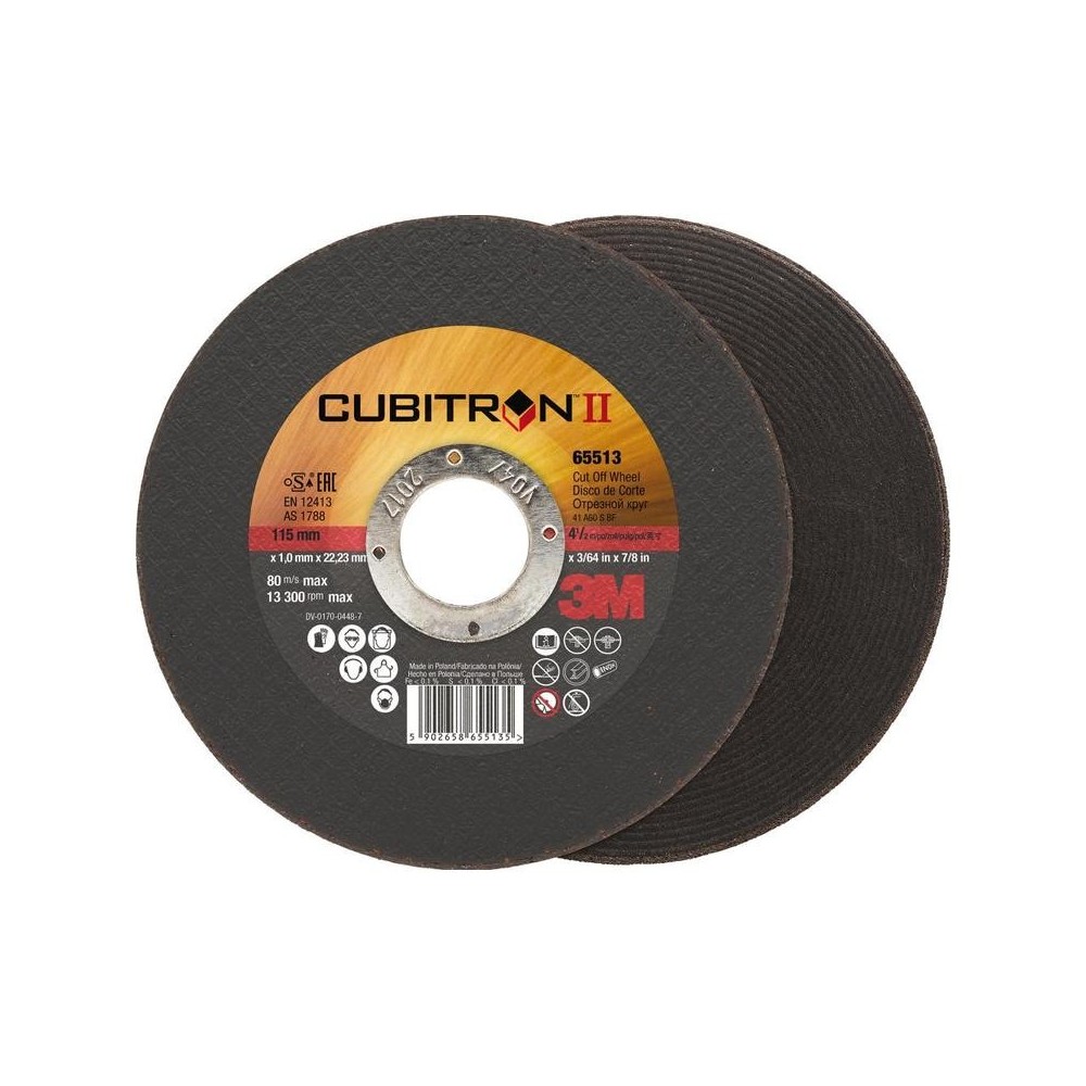 Disc de taiere Cubitron II drept 115x1.6mm, 3M