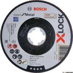 Disc abraziv debitare X-Lock 125x1.6mm Expert for Metal...
