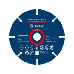 Disc Carbide MultiWheel 76x10mm Expert, Bosch