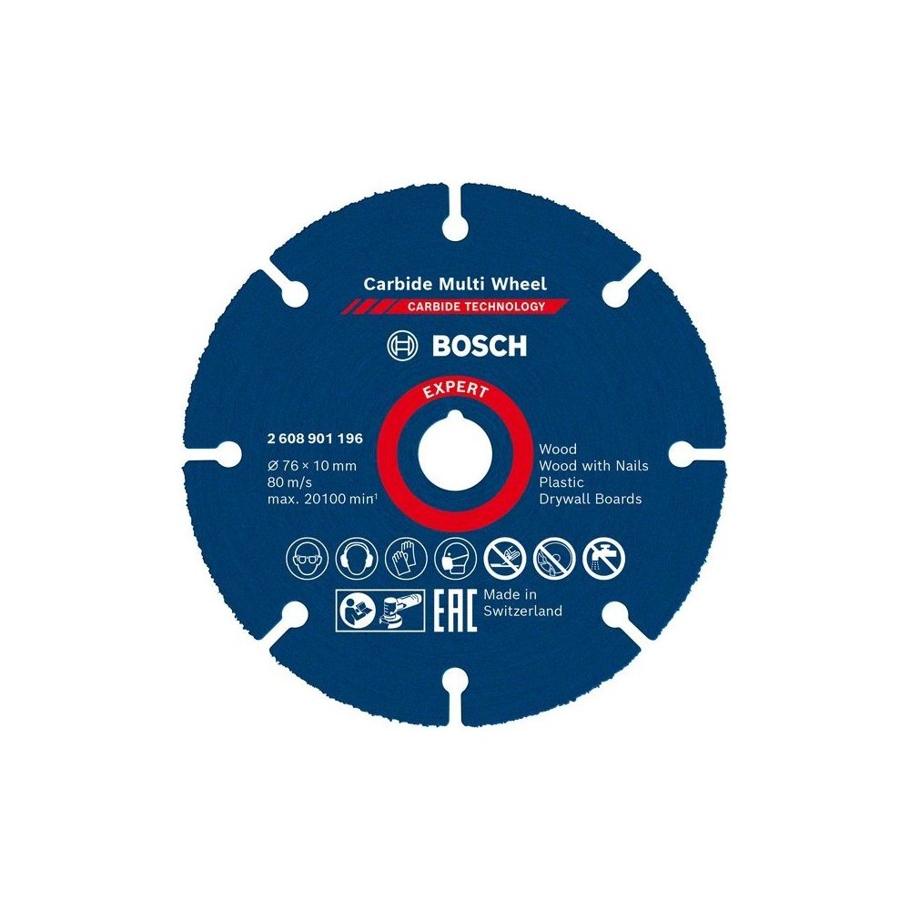 Disc Carbide MultiWheel 76x10mm Expert, Bosch