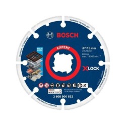 Disc diamantat pentru metal 115x22.23 X-lock Expert, Bosch
