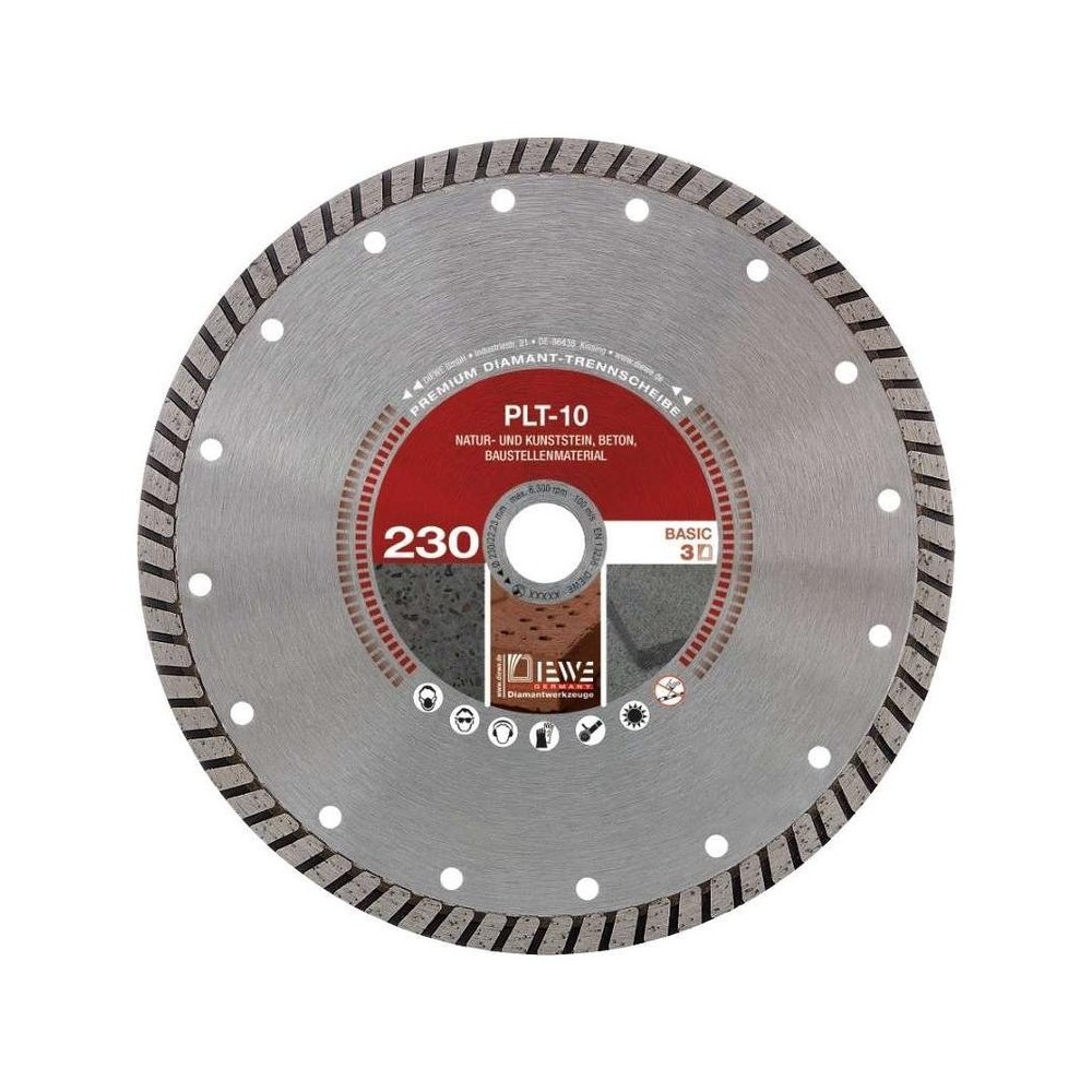 Disc diamantat BSXE10, Ø300x20mm, pentru Beton, Materiale constructii, Diewe