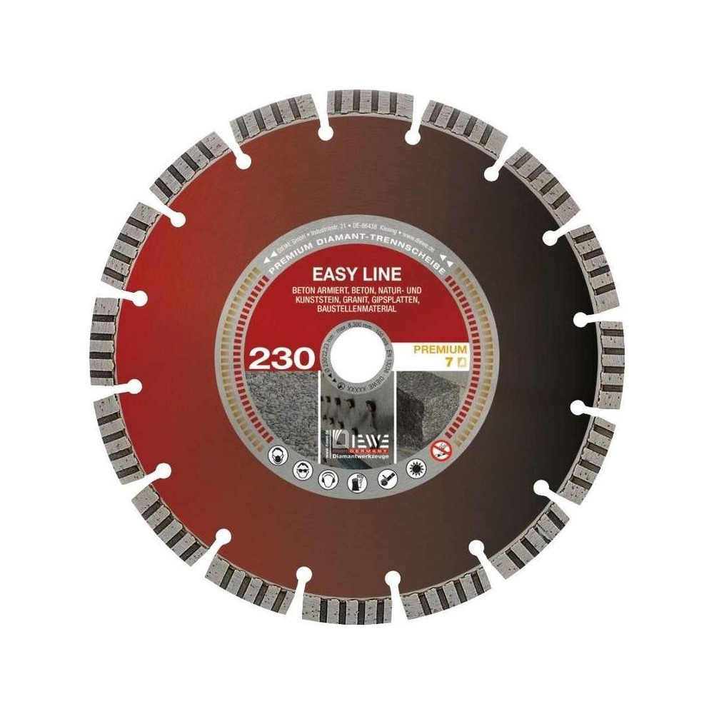 Disc diamantat EasyLine, Ø150x22.23mm, Diewe
