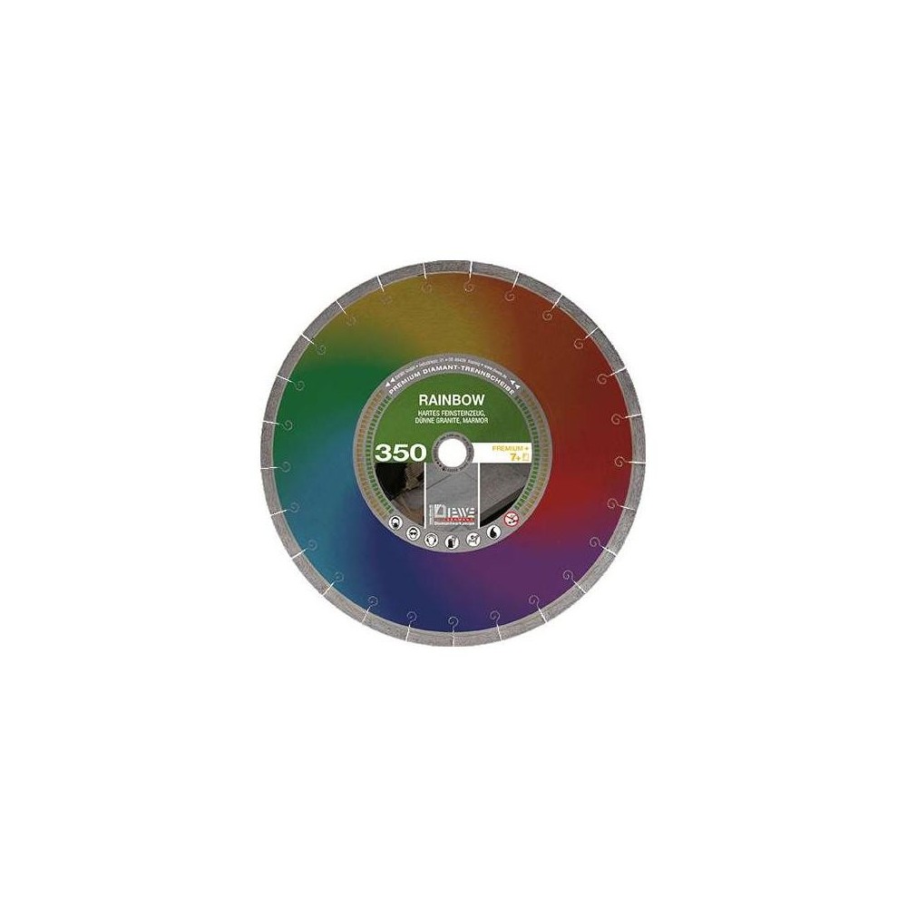 Disc diamantat Rainbow, Ø350x30mm, Diewe
