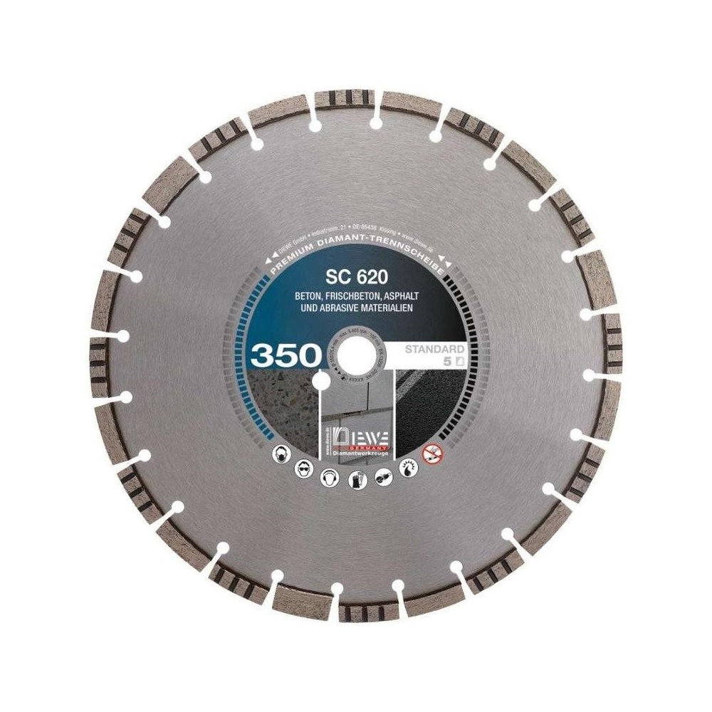 Disc diamantat SC620, Ø300x20mm, Diewe