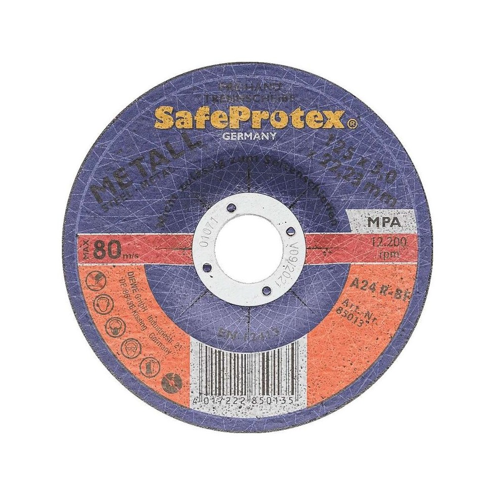 Disc taiere Safeprotex Metal 6.0, Ø115x22.23mm, Diewe