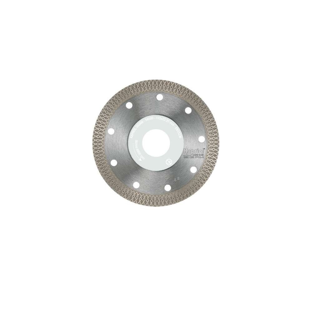 Disc diamantat pentru gresie, ceramica si marmura JET R/F 115x1,2x22,23, Kapriol