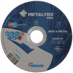 Disc abraziv debitare 115x1.0mm inox, Metalynx