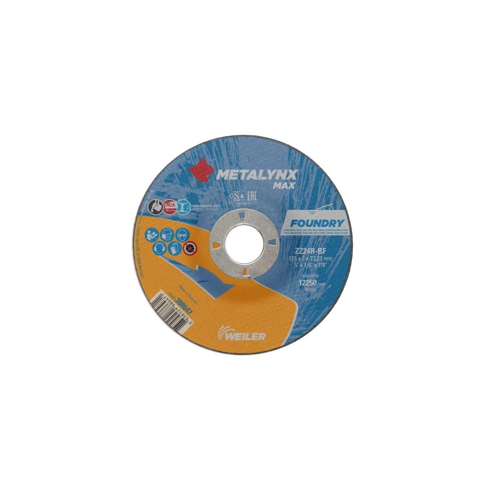 Disc abraziv polizare Professional 230x4.0mm metal, Metalynx