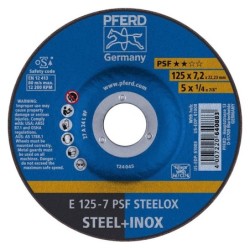 Disc de slefuit PSFSTEELOX 125x7mm, Pferd