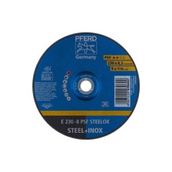 Disc de slefuit PSFSTEELOX 230x8mm, Pferd