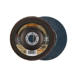 Disc abraziv lamelar LGZ F1 125mm P80, Rhodius