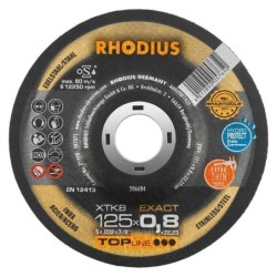 Disc de debitatare XTK8 EXACT 125 x 0.8mm, Rhodius