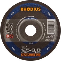 Disc de taiere KSM 125 x 3.0mm, Rhodius