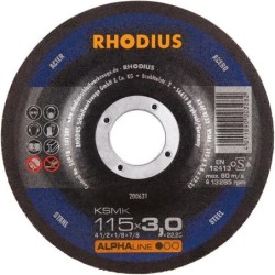 Disc de taiere KSMK 125x3.0mm patrat, Rhodius