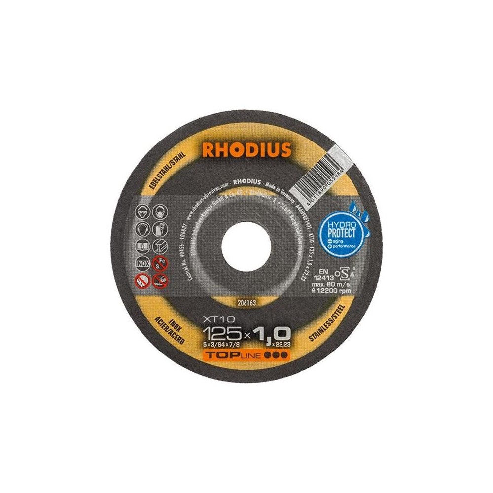Disc de taiere XT10 115x1.0mm, Rhodius