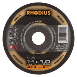 Disc de taiere XT70 125x1.0mm, Rhodius