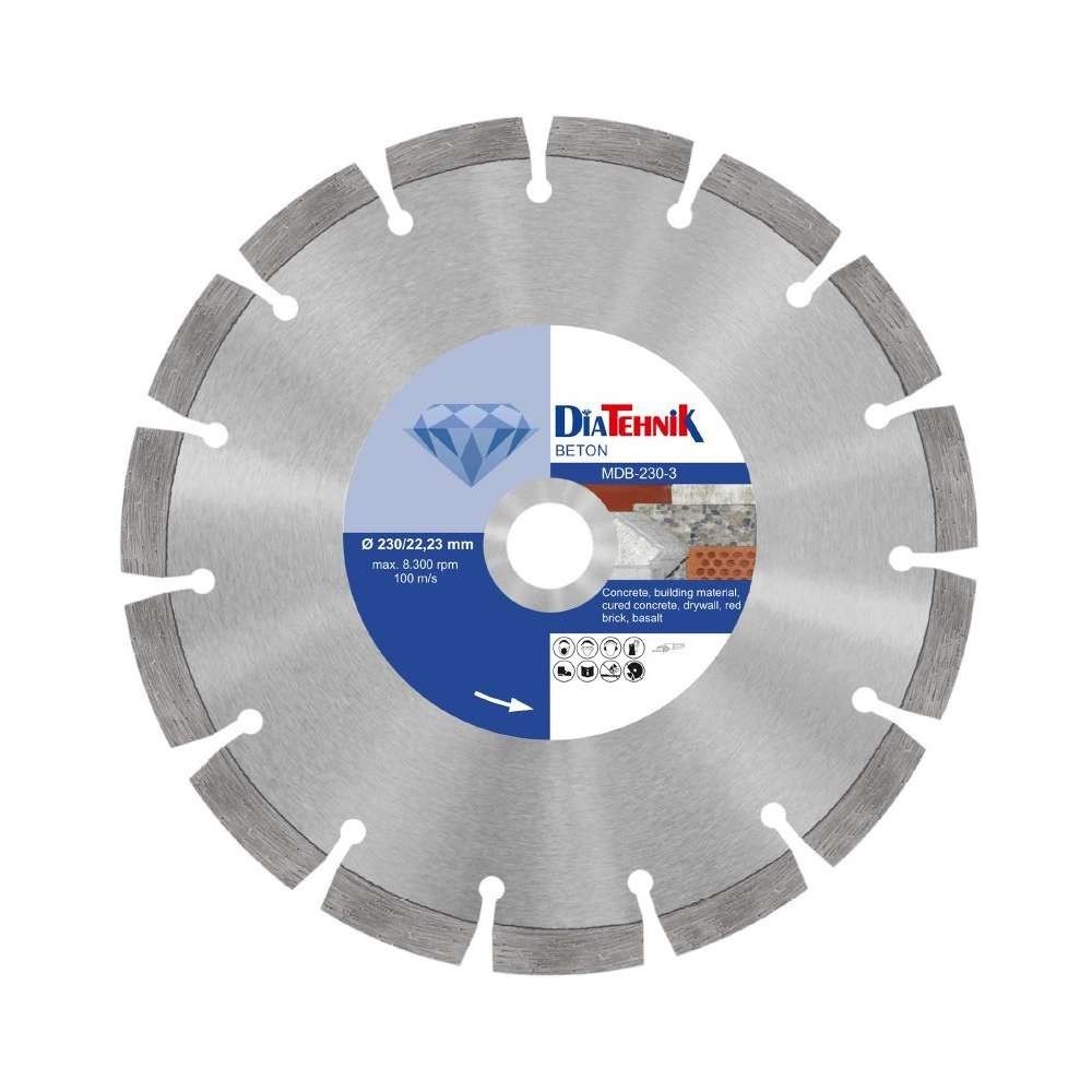 Disc diamantat Beton 125x22,23mm pentru beton armat, universal, vechi, Smart Quality