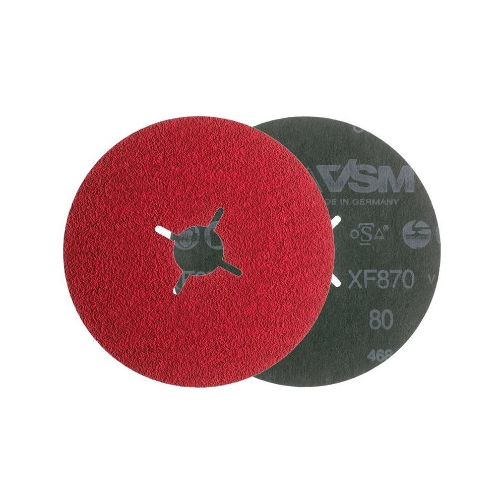 Disc abraziv din fibra de ceramica 115mm P80, VSM