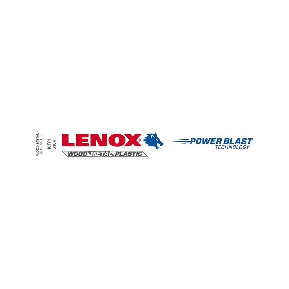 Panza fierastrau alternativ 102x19x0.9mm, 10 dinti, 5 bucati, Lenox
