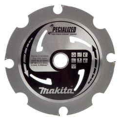 Disc pentru taiere fibra de ciment 165x20mm, 4 dinti, Makita