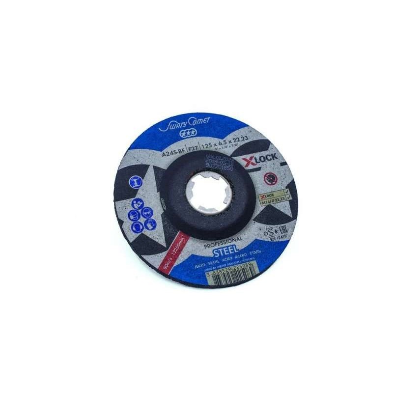 Disc abraziv polizare metal+inox Swaty Comet X-LOCK Professional 115x6.5 mm
