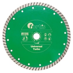 Disc diamantat Universal Turbo 115x10x22.23mm, Fortis