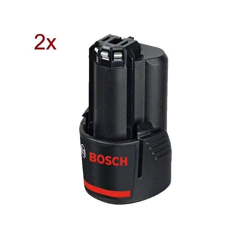 Set 2 acumulatori, Li-Ion, 12 V, 3 Ah, Bosch