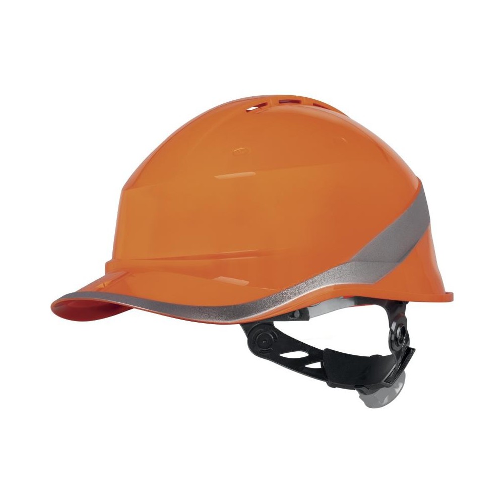 Casca de protectie tip Baseball, portocaliu, fluorescent, Delta Plus