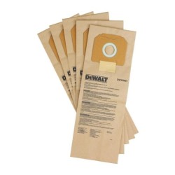 Set 5 saci hartie pentru aspirator DWV902, DeWALT