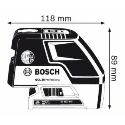 GCL 25 Nivela laser cu puncte/linii, Bosch