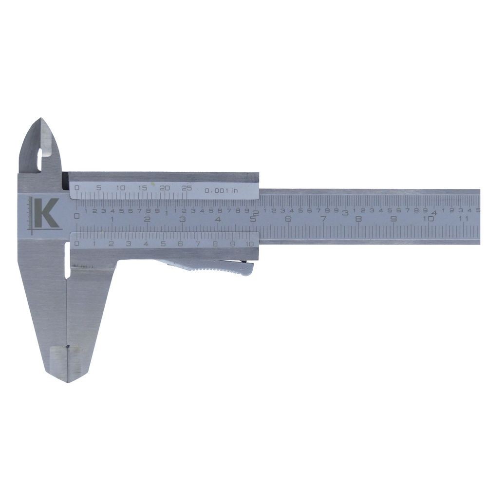 Subler cu surub de fixare si tija de adancime, 0,02 mm+inch, 150/40 mm, Kmitex
