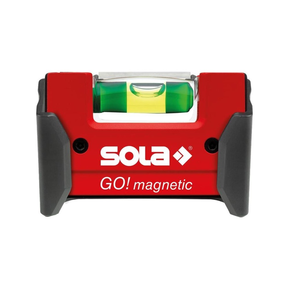 Mini nivela magnetica cu bula de aer GoMagnet Clip 7.5cm, Sola