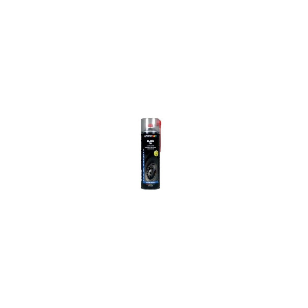 Spray lubrifiant pe bază de ulei mineral și vaselină Black Oil, 500ml, Motip