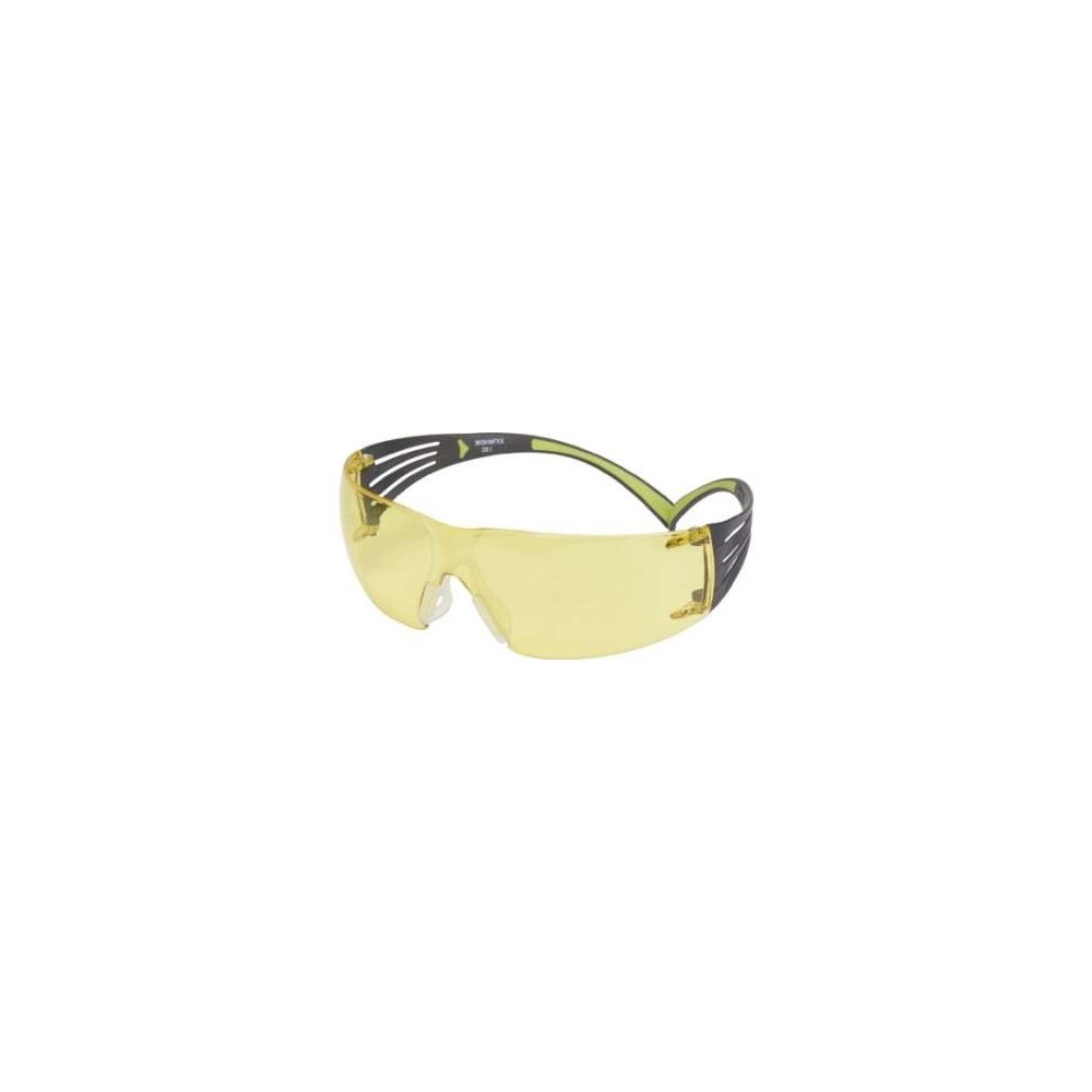 Ochelari de protecție SECUREFIT, SF402AF, negru, verde, galben, 3M