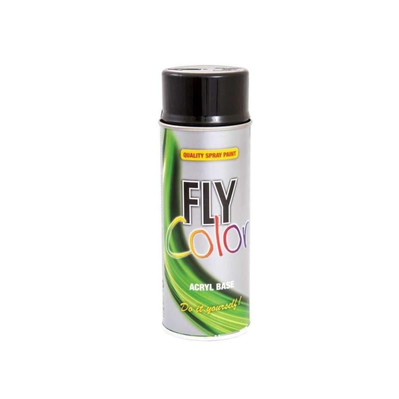 Fly Color spray vopsea negru luc. RAL9005 400ml